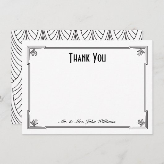 Kunst-Deko-Art-Ebene danken Ihnen Anmerkungs-Karte Dankeskarte (Vorne/Hinten)