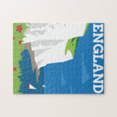 Kunst-Deko-Art-England-Plakat Puzzle (Horizontal)