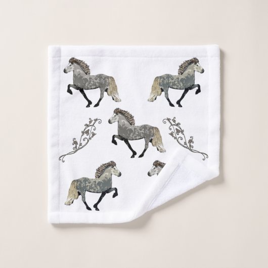 Kunst-Deko Astra Badhandtuch Set (Waschlappen)