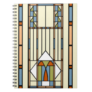 Kunst-Deko-beflecktes Glas Notizblock