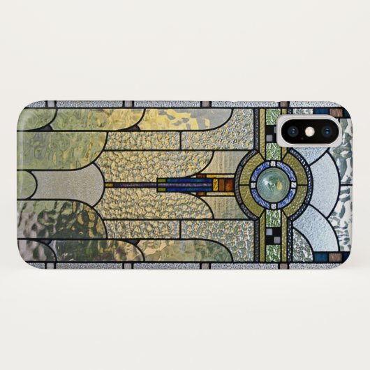 Kunst-Deko-beflecktes Glasfenster iPhone X Fall Case-Mate iPhone Hülle (Rückseite (Horizontal))