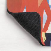 Kunst-Deko-belgisches Fähren-Plakat Mousepad (Ecke)