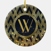 Kunst-Deko-bezauberndes geometrisches Keramikornament (Hinten)