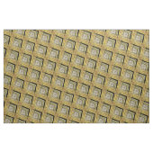 Kunst-Deko-bezauberndes Goldschwarz-Muster-Gewebe Stoff (Yard (91,4 cm))
