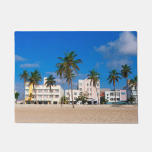 Kunst-Deko-Bezirk des Südstrandes Miami Fußmatte