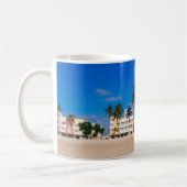 Kunst-Deko-Bezirk des Südstrandes Miami Kaffeetasse (Links)