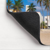 Kunst-Deko-Bezirk des Südstrandes Miami Mousepad (Ecke)
