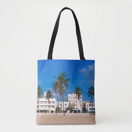 Kunst-Deko-Bezirk des Südstrandes Miami Tasche (Vorderseite)