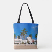 Kunst-Deko-Bezirk des Südstrandes Miami Tasche (Rückseite)