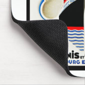 Kunst-Deko Cunard Linie Mousepad (Ecke)