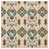 Kunst-Deko-Dame Stoff (Muster)