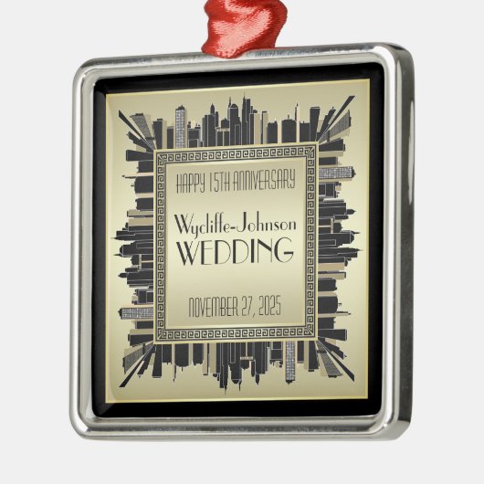 Kunst-Deko, der Champagne-GoldGatsby Glamour Ornament Aus Metall (Links)