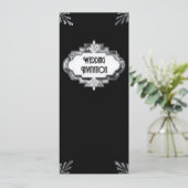 Kunst-Deko, der Einladung Wedding ist (Stehend Vorderseite)