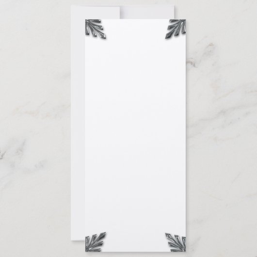 Kunst-Deko, der Einladung Wedding ist (Rückseite)