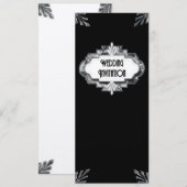 Kunst-Deko, der Einladung Wedding ist (Vorne/Hinten)