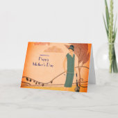 Kunst-Deko der Mutter Tages Karte (Vorderseite)