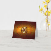 Kunst-Deko, der Notecard beleuchtet Karte (Gelbe Blume)