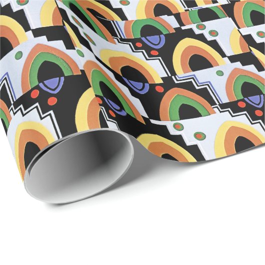 Kunst-Deko-Entwurf #4 @ Emporio Moffa Geschenkpapier (Rolleneckpunkt)