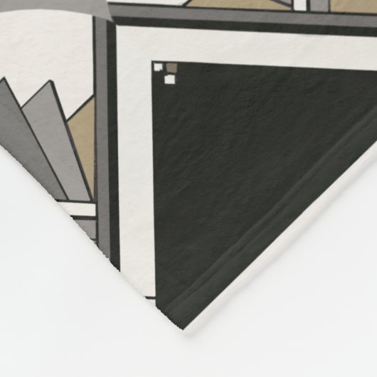 Kunst-Deko-Fan-Fleece-Decke Fleecedecke (Ecke)