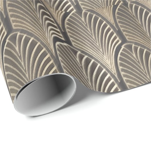 Kunst-Deko-Fan Geschenkpapier (Rolleneckpunkt)