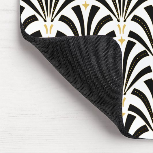 Kunst-Deko-Fan-Gewohnheits-Muster Mousepad (Ecke)