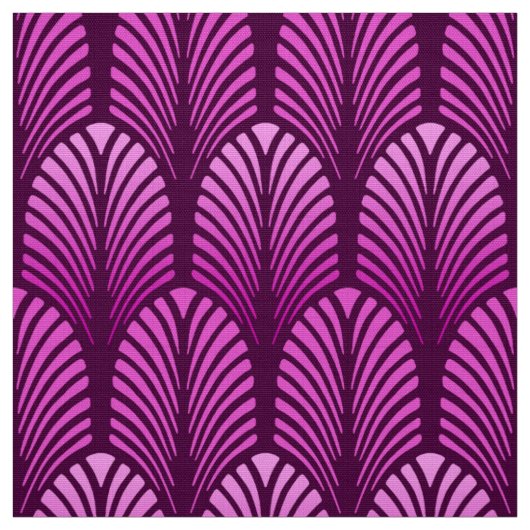 Kunst-Deko-Feder-Muster, Amethyst Lila Stoff (Muster)
