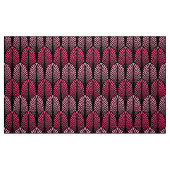 Kunst-Deko-Feder-Muster, pinkfarbenes rosa und Stoff (Fat Quarter (45,7 x 55,9 cm))