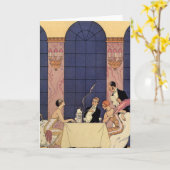 Kunst-Deko-feine speisende Gruß-Karte Karte (Gelbe Blume)