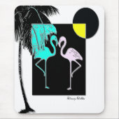 Kunst-Deko-Flamingo-Mausunterlage Mousepad (Vorne)