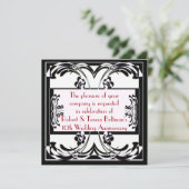 Kunst-Deko-formale Einladung (Stehend Vorderseite)