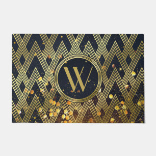 Kunst-Deko Gatsby Glamour-geometrisches Fußmatte