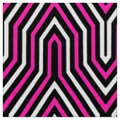 Kunst-Deko geometrisch - pinkfarbenes Rosa, Stoff (Nahaufnahme)
