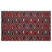 Kunst-Deko geometrisch - Rot, Schwarzweiss Stoff (Fat Quarter (45,7 x 55,9 cm))