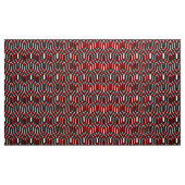 Kunst-Deko geometrisch - Rot, Schwarzweiss Stoff (Yard (91,4 cm))