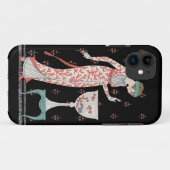 Kunst-Deko-George Barbier Goldfish iPhone 5 Fall Case-Mate iPhone Hülle (Rückseite (Horizontal))