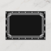 Kunst-Deko-Geschäfts-Karten Visitenkarte (Rückseite)