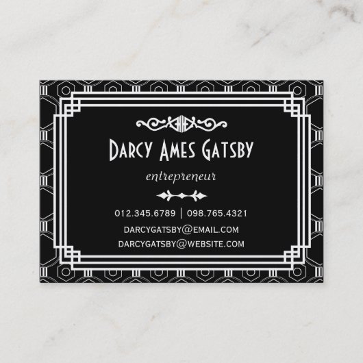 Kunst-Deko-Geschäfts-Karten Visitenkarte (Vorderseite)