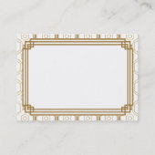 Kunst-Deko-Geschäfts-Karten Visitenkarte (Rückseite)