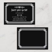 Kunst-Deko-Geschäfts-Karten Visitenkarte (Vorne/Hinten)