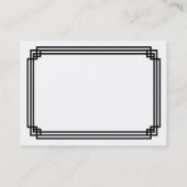 Kunst-Deko-Geschäfts-Karten Visitenkarte (Rückseite)