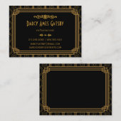 Kunst-Deko-Geschäfts-Karten Visitenkarte (Vorne/Hinten)