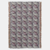 Kunst-Deko Ginko DeckeThrow Decke (Vorderseite Vertikal)