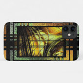 Kunst-Deko im Grün und im Gold Case-Mate iPhone Hülle (Rückseite (Horizontal))