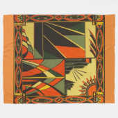 Kunst-Deko in der orange großen Decke (Vorderseite (Horizontal))