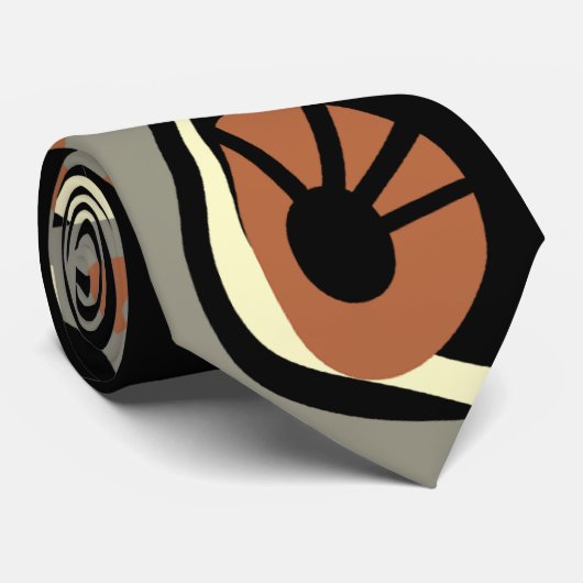 KUNST-DEKO-INSPIRIERTE KRAWATTE (Gerollt)