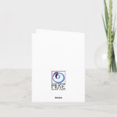 Kunst-Deko-Iris - Antwort-Karte Karte (Rückseite)