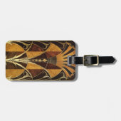 Kunst-Deko-Knoten-Holz Gepäckanhänger (Vorderseite horizontal)