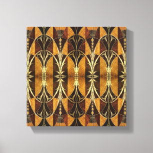 Kunst-Deko-Knoten-Holz Leinwanddruck