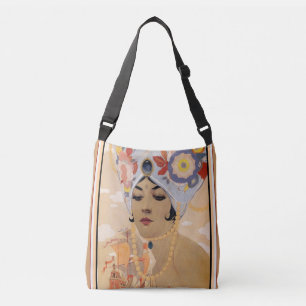 Kunst-Deko-Kreuz-Körper-Handtasche Albertos Varga Tragetaschen Mit Langen Trägern