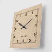 Kunst-Deko KRS Quadratische Wanduhr (Winkel)